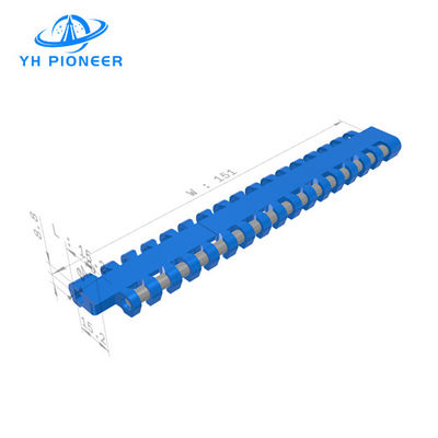 Καλή τιμή Πολυοξυμεθυλένιο POM επίπεδης κορυφής μονωτής ζώνης τροφικής ποιότητας για εξοπλισμό μεταφοράς σε απευθείας σύνδεση