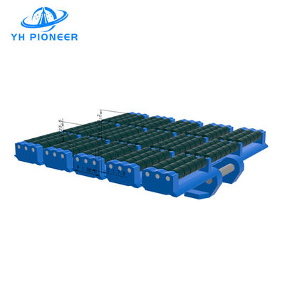 Καλή τιμή Μεγάλης χωρητικότητας Sideflex Roller Table Top Chain σε σκούρο πράσινο POM για ισχυρή πλευρική κάμψη σε απευθείας σύνδεση