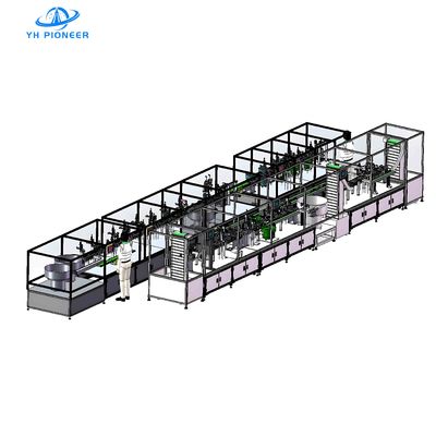 Καλή τιμή Υψηλής αποδοτικότητας μικρή γραμμή συναρμολόγησης για την παραγωγή μετρητών νερού με χωρητικότητα 20-25pcs/min και αυτόματη τροφοδοσία σε απευθείας σύνδεση