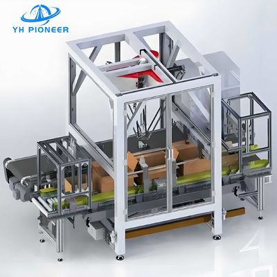 Καλή τιμή 3.0KW Ρομπότ συσκευαστής βαλίτσες μαλακών σακουλών, συσκευαστής βαλίτσες σάκουλων 10-20κατάστημα/λεπτο σε απευθείας σύνδεση